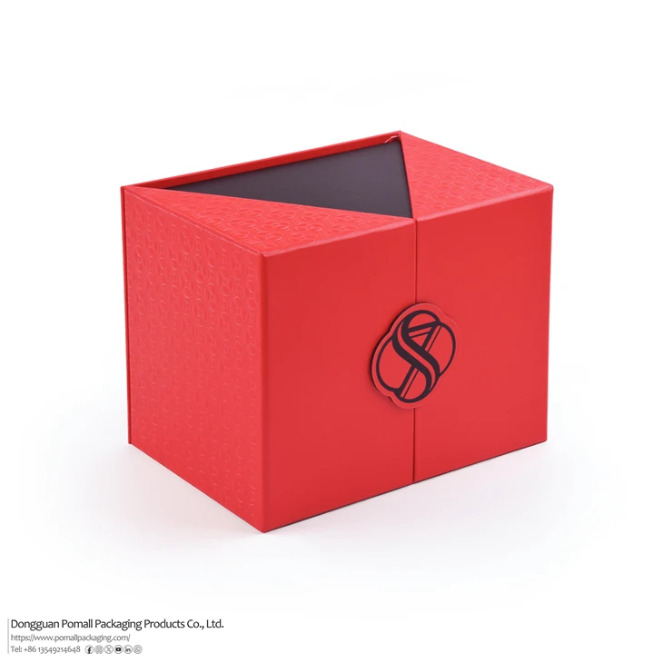 Luxury Matte Red Chocolate Gift Box manufacturers